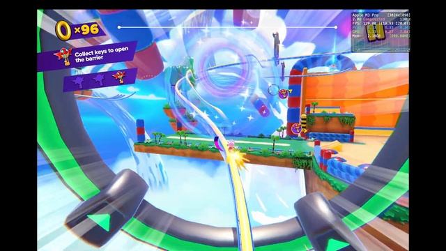 Sonic Dream Team Benchmark - Apple Macbook Pro M3 Pro смотреть онлайн