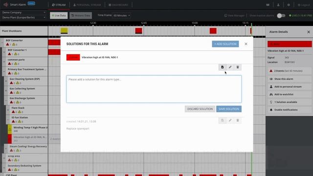Intelligent Alarm Management With Smart Alarm - Software Demo