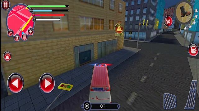 Rope Hero Gangster City Open World Game Driving Army Tank Android - Gameplay смотреть онлайн