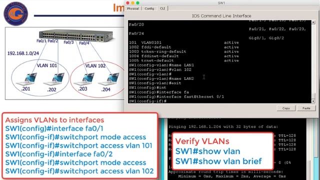 CCNA-Tutorial-6.VLANs смотреть онлайн