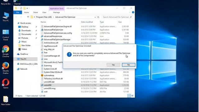 Remove Advanced File Optimizer on Windows 10 (Uninstall Guide) смотреть онлайн