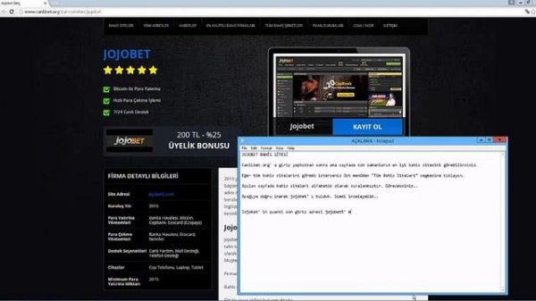 JojoBet Güvenilir mi? - Jojobet Hakkında Bilgiler (Yeni Giriş Adresi ve Bonuslu Üyelik Linki)