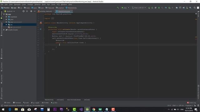 How to make a call with Intent in android studio [for Beginners] смотреть онлайн
