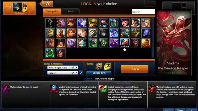 League of Legends Siv HD client interface смотреть онлайн