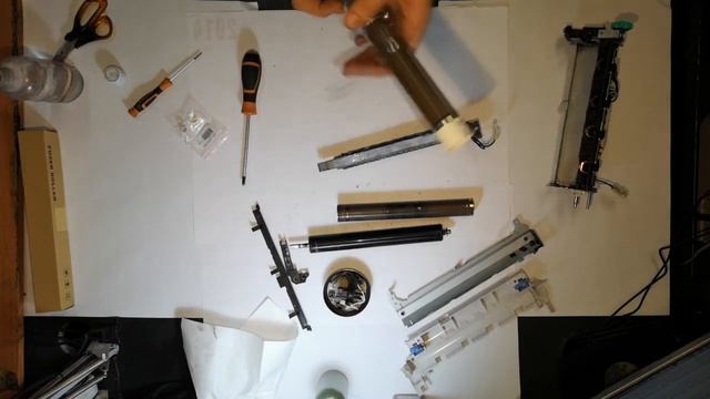 HP LaserJet 4250 / 4350 HOW TO CHANGE FUSER SLEEVE ROLLER REGENERATION REPAIR REBUILD UNIT смотреть онлайн