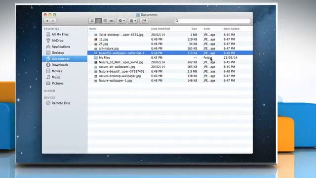How to view a Finder Window as list or columns in Mac® OS X™ смотреть онлайн