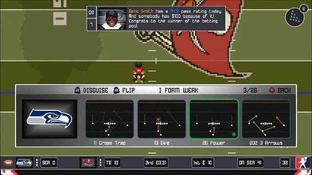 Legend Bowl STEAM Gameplay (NFL) Seahawks Vs Buccaneers Exhibition (2022 Roster)