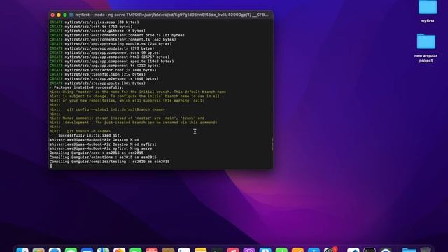 How to create angular project in Mac OS смотреть онлайн