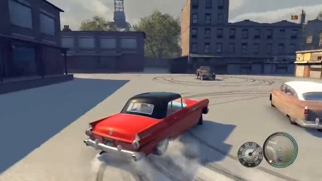 Mafia II gameplay big big drift, burnout, donuts, wheel camera and Tokyo drift смотреть онлайн