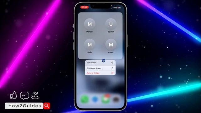 How to Remove Contact From Contact Widget on iPhone - iOS 17 смотреть онлайн