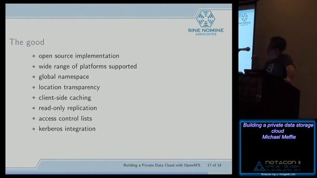Building a private data storage cloud Michael Meffie смотреть онлайн