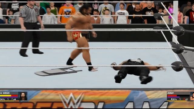 WWE Summerslam 2016 - Roman Reigns Vs Rusev - WWE United States Championship смотреть онлайн