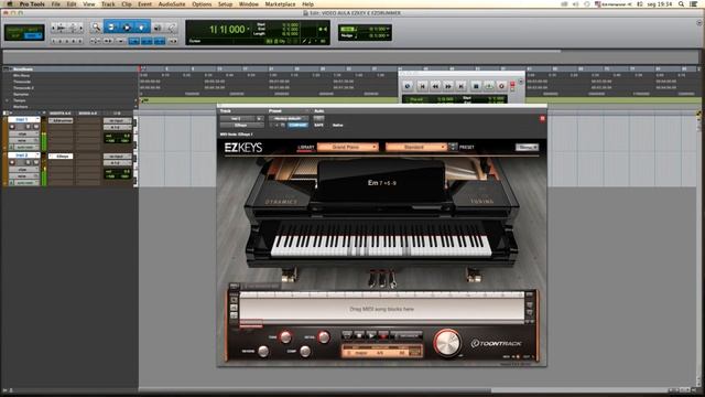 EZKEY + EZDRUMMER 2 (MAC) DEMONSTRAÇÃO смотреть онлайн