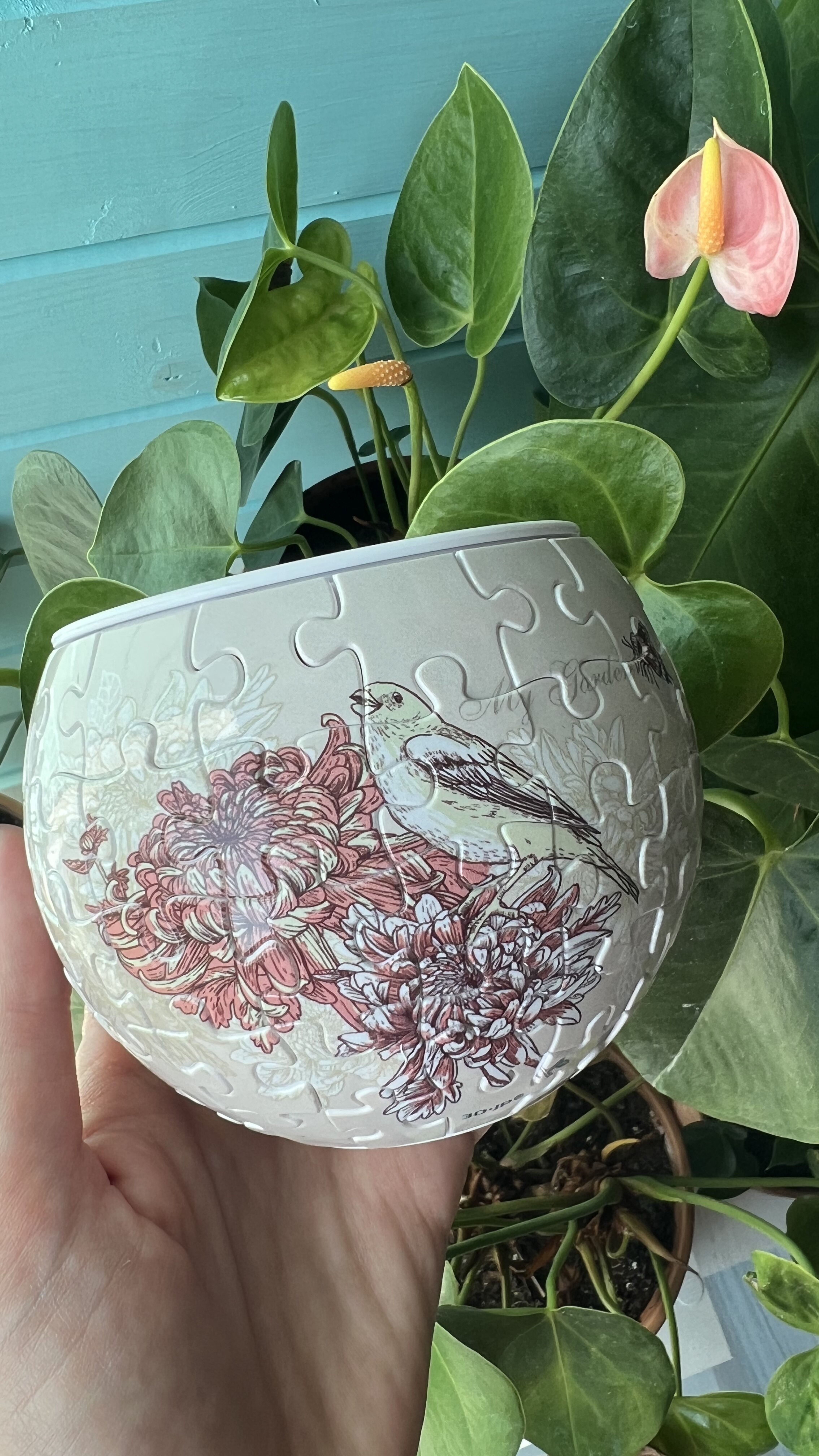 Кашпо из пазлов 3Д!