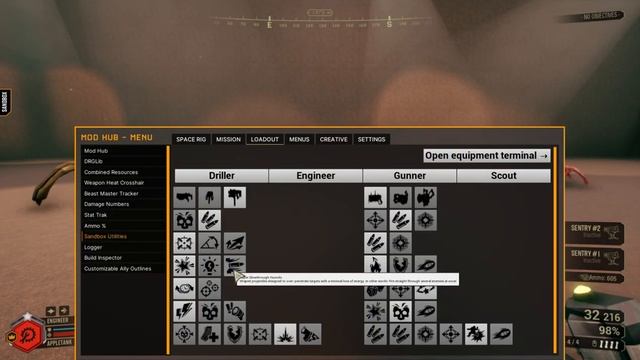Deep Rock Galactic Lok-1 ECR Blowthrough Bug смотреть онлайн