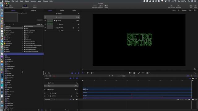 How to Create a Retro Gaming Title for Final Cut Pro смотреть онлайн