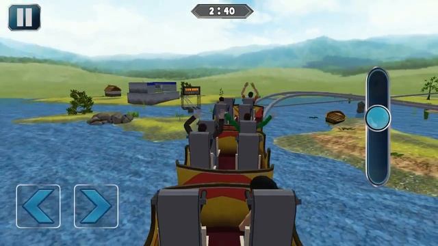 Theme Park Roller Coaster Ride - Android Gameplay HD смотреть онлайн
