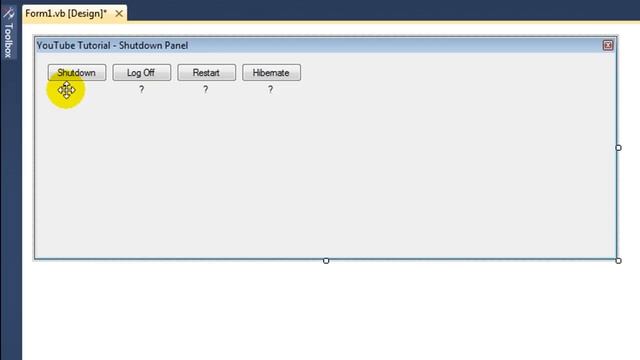 Visual Basic 2010 Beginner Tutorial - Shutdown Control Panel смотреть онлайн