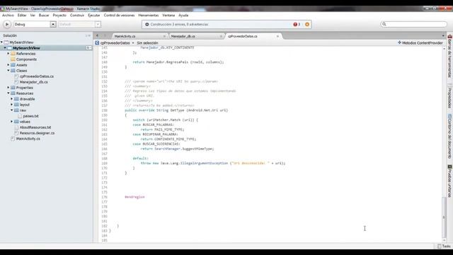 SearchView en Xamarin Android смотреть онлайн