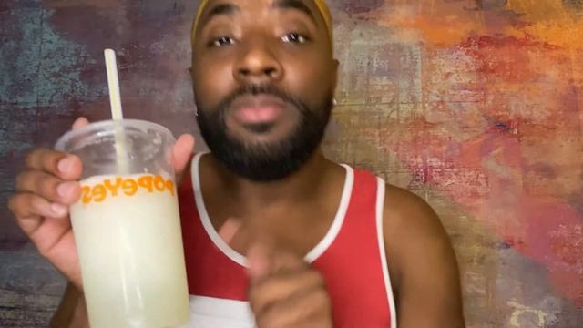 Trying out Popeyes Sweet Frozen Lemonade! смотреть онлайн