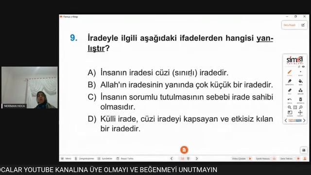 8.SINIF DİN KÜLTÜRÜ 1.ÜNİTE GENEL TEKRAR TESTLERİ смотреть онлайн
