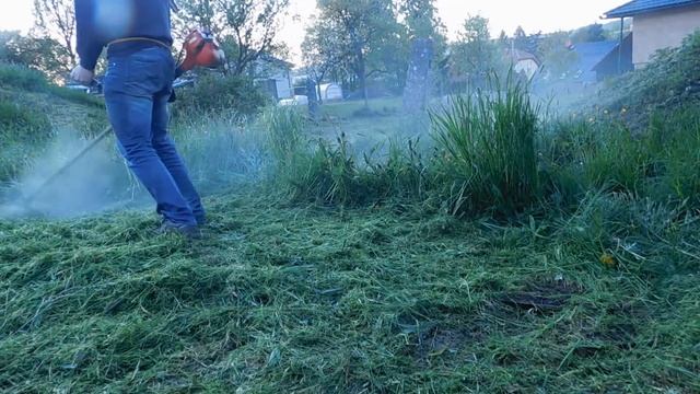 Oleo mac 725 T sečení / mowing смотреть онлайн