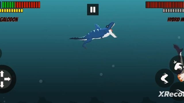 CAME vs SAW vs WON - hybrid arena megalodon dinossaur vs morsa 💥 android gameplay P#4 смотреть онлайн