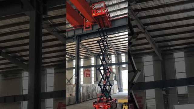 Самоходный ножничный подъемник Kinglift смотреть онлайн