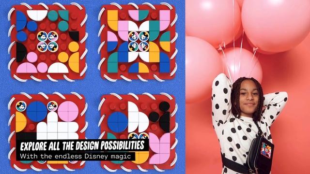 LEGO DOTS 41963 Mikke Mus og Minni Mus Merker som sys på смотреть онлайн