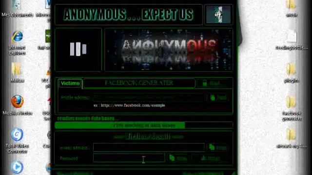 Facebook Generater [v 1.3.0.4] - Anonymous Operation Facebook that's just the beginning смотреть онлайн