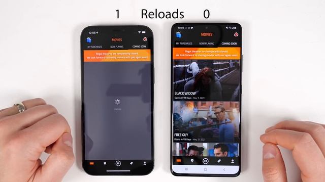 Galaxy S21 Ultra vs iPhone 12 Pro Max Speed Test (512GB vs 512GB Snapdragon)! смотреть онлайн