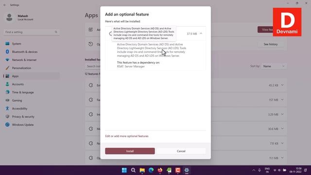 Active Directory - How to Install Active Directory in Windows 11 смотреть онлайн