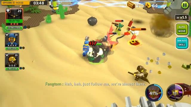 LEGO Quest & Collect - World 3 (Golden Sandfield) смотреть онлайн