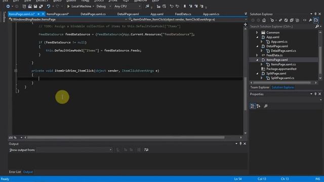 Windows 8 Development - Navigation via ItemClick Event смотреть онлайн