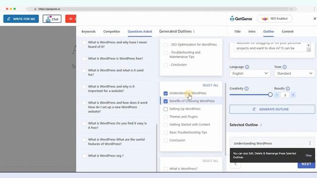 One Click Blog Generator | Write a Complete Blog in Just One Click using Ai | GetGenie смотреть онлайн