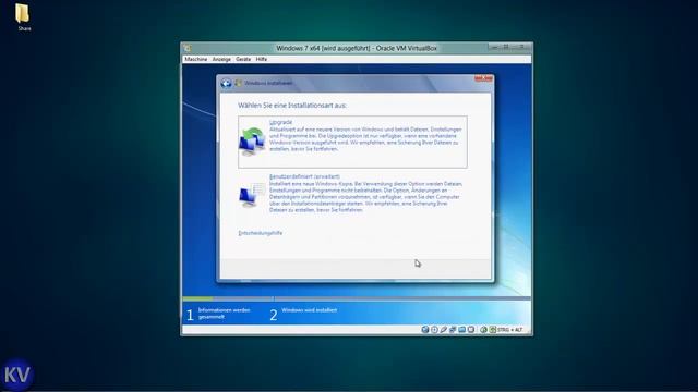 VirtualBox - Virtuelle Maschine erstellen (Windows 7) смотреть онлайн