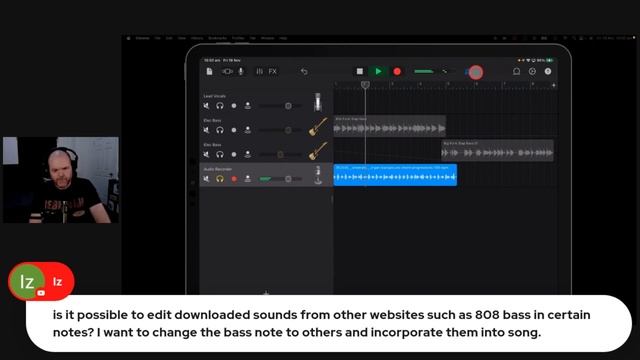 Change PITCH of samples/loops in GarageBand iOS? (iPad/iPhone) смотреть онлайн