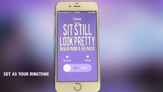 Daya Sit Still Look Pretty Marimba Remix Ringtone смотреть онлайн