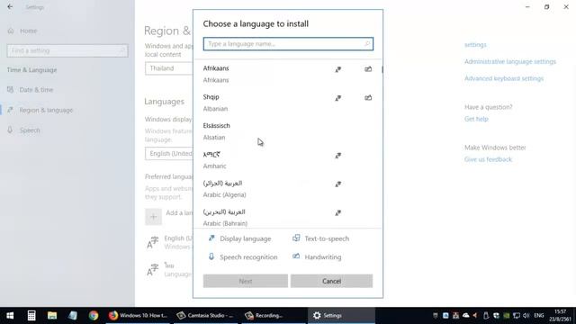 Windows 10 1803 : How to download, install language pack and add language смотреть онлайн