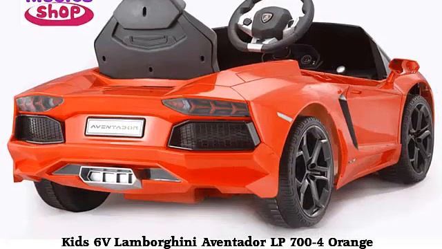 Kids 6V Lamborghini Aventador LP 700-4 Orange смотреть онлайн