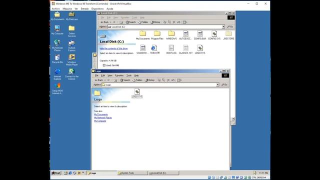 [SPEED TRANSFORMATION] Windows Millenium Edition To Windows 98 смотреть онлайн