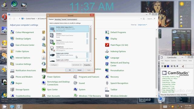 Switching Audio devices windows 8 смотреть онлайн