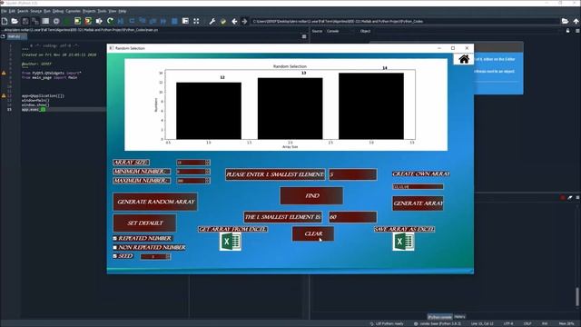 Sorting Algorithms Application 3 with PyQt - Fall 2020 смотреть онлайн