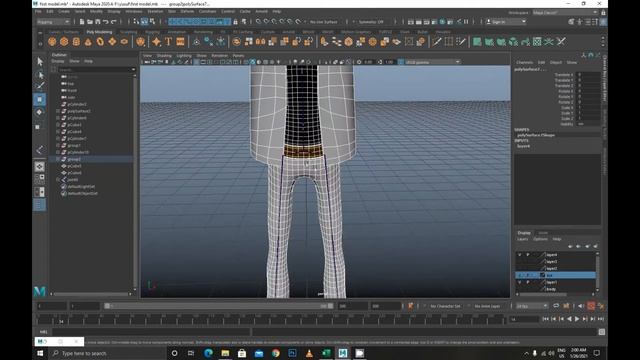 3D character modeling in Maya timelapse | BY MINHAJ смотреть онлайн