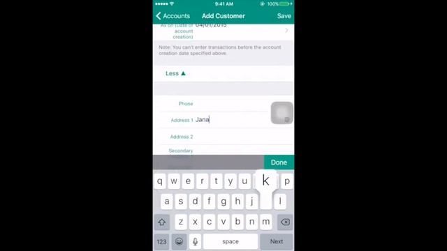 Creating Accounts in Book Keeper iOS смотреть онлайн
