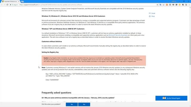 Microsoft bloquea actualizaciones a Windows 7 y 8.1 por falta o incompatibilidad de Antivirus смотреть онлайн
