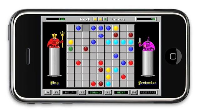 Color Lines iPhone Gameplay смотреть онлайн
