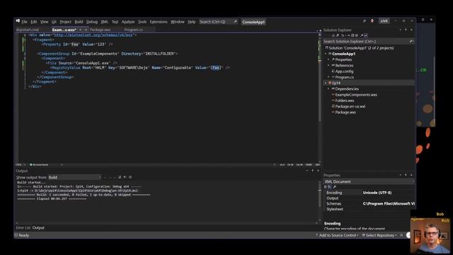 Last Minute Changes. This Time: Properties in WiX v4 смотреть онлайн