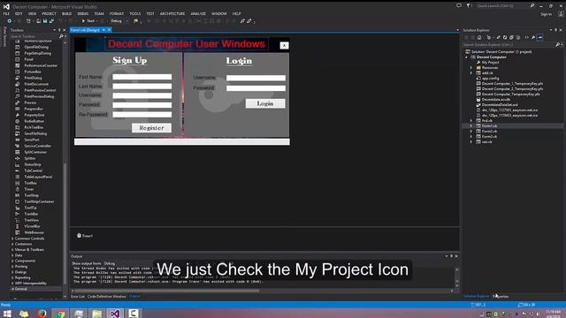 [ VB.net ]How to fix While compiling time project cant run смотреть онлайн