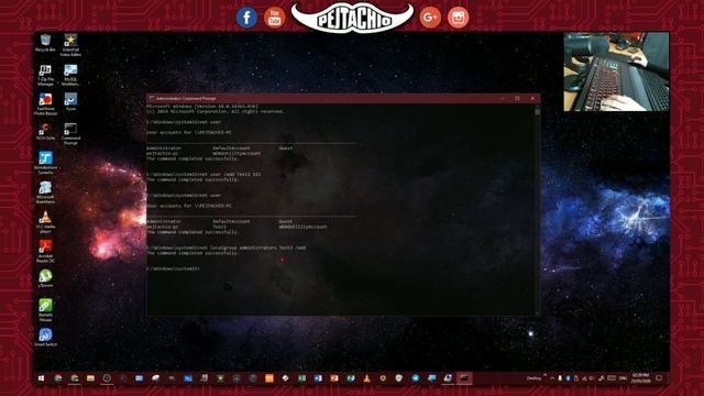 How to Add/Delete User Account by Using CMD in Windows 10 - 2020 смотреть онлайн